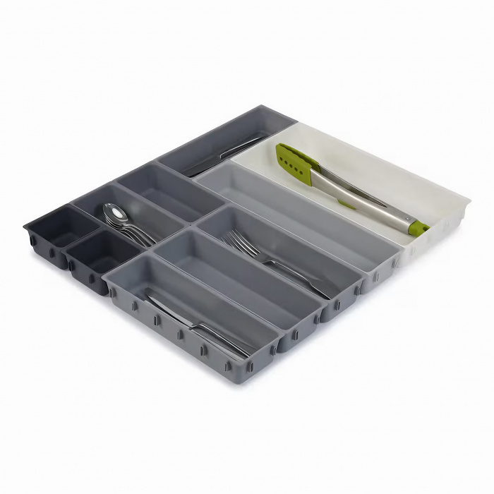 Set Organizator Multifunctional VarioShop®, 10 Recipiente de Diferite Marimi, Conectare Rapida Prin Carlige Speciale, Pentru Tacamuri, Unelte sau Alte Obiecte Mici, Montabil in Sertar, 52 x 43, 5 x 5  [26]