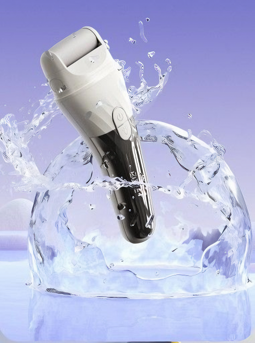 Set Pila electrica pentru talpi si calcaie, VarioShop®, indepartare piele moarta, indepartare calus, 3 capete incluse, display digital, acumulator 2000 mAh, 2 viteze, 2400 rot/min, LED lanterna, Alb / [9]