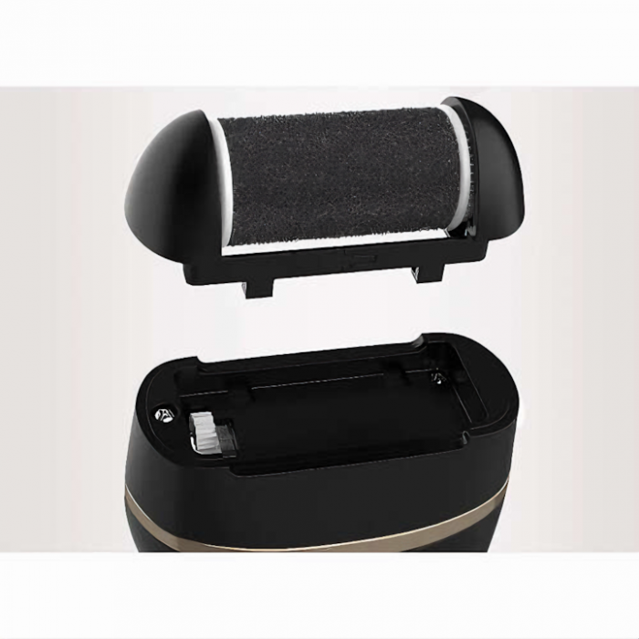 Set Pila Electrica VarioShop®, Pentru Calcaie si Talpi, Include 6 Capete Detasabile si 7 Accesorii, Display Digital, Afisaj LED, Portabila, Baterie pana la 3 ore, 2 Viteze, 2000 Rotatii/min, Incarcare [17]