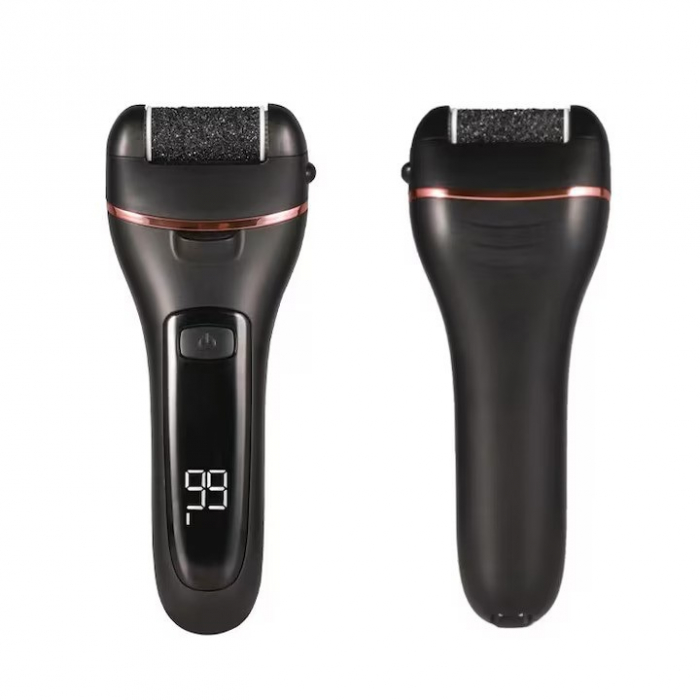 Set Pila Electrica VarioShop®, Pentru Calcaie si Talpi, Include 6 Capete Detasabile si 7 Accesorii, Display Digital, Afisaj LED, Portabila, Baterie pana la 3 ore, 2 Viteze, 2000 Rotatii/min, Incarcare [13]
