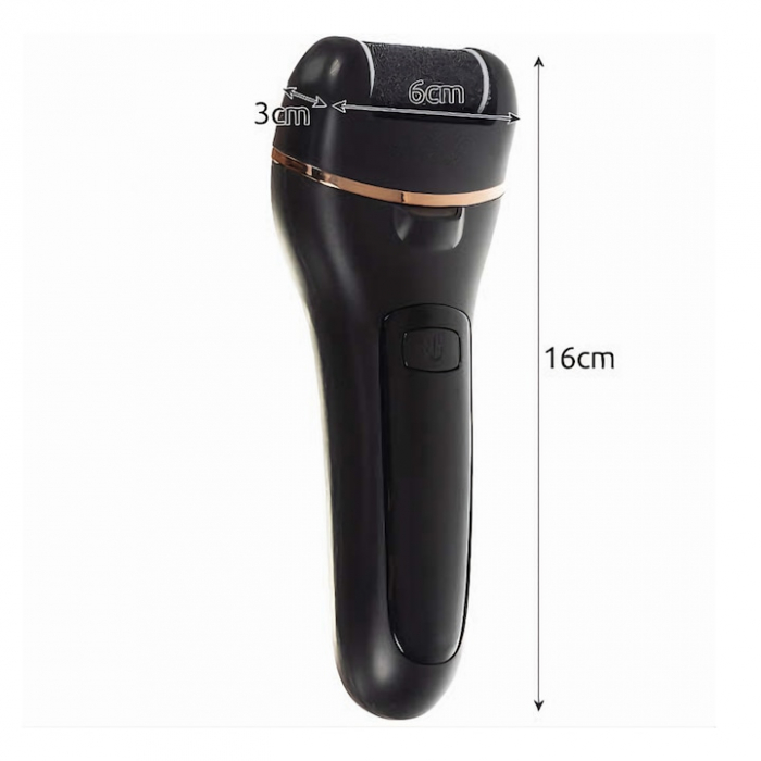Set Pila Electrica VarioShop®, Pentru Calcaie si Talpi, Include 6 Capete Detasabile si 7 Accesorii, Display Digital, Afisaj LED, Portabila, Baterie pana la 3 ore, 2 Viteze, 2000 Rotatii/min, Incarcare [14]