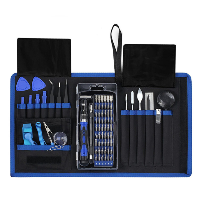 Set profesional 75 in 1 cu surubelnite de precizie VarioShop®, biti Torx, trusa universala compacta pentru reparatii electronice, telefoane, laptopuri, ochelari si dispozitive delicate, cu husa practi [7]