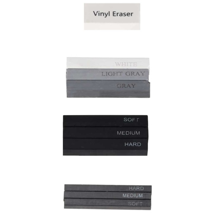 Set Profesional pentru Desen si Schitare VarioShop®, 54 de Articole cu Creioane Grafit si Carbune, Caiet de Schite A5, Husa Organizatoare [8]