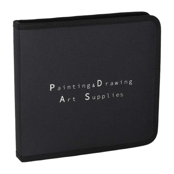 Set Profesional pentru Desen si Schitare VarioShop®, 54 de Articole cu Creioane Grafit si Carbune, Caiet de Schite A5, Husa Organizatoare [14]
