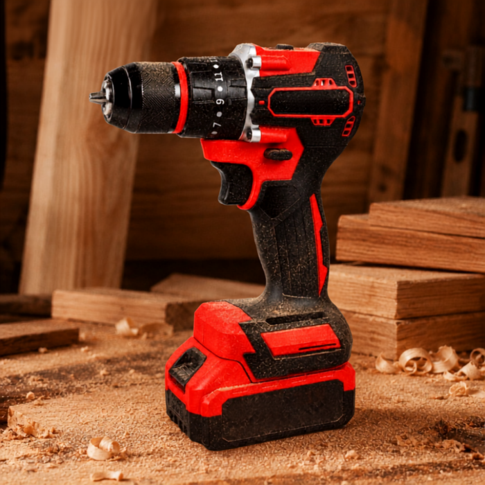 Set scule profesionale VarioShop®, 4 unelte electrice cu acumulator, Brushless, 2 baterii 21V, geanta transport [8]