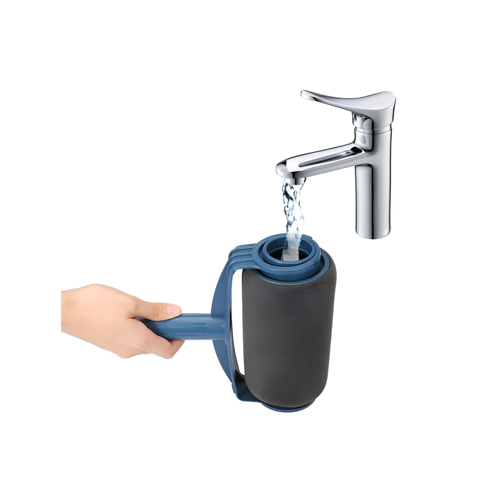 Set trafaleti pentru vopsea VarioShop®, cu rezervor, anti-picurare, maner pliabil 90 cm, accesorii pentru margini si colturi [10]