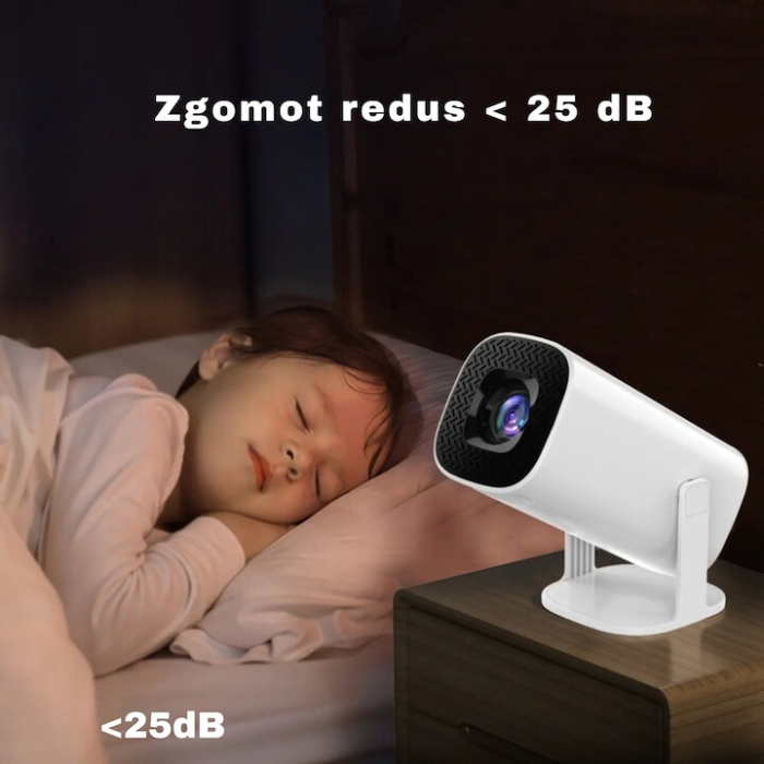 Set Videoproiector si Controlere VarioShop®, Smart 4K, Wi-Fi, Bluetooth, Rezolutie HD 1280x720p, Sistem De Operare Android 11.0, HDMI, USB, Screen Mirroring Pentru Android/IOS, Procesor Quad-core Mali [8]
