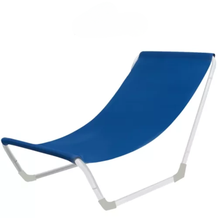 Sezlong plaja pliabil VarioShop®, cadru metalic stabil, material impermeabil, usor si portabil, suport 110 kg, pentru camping, pescuit si gradina [10]