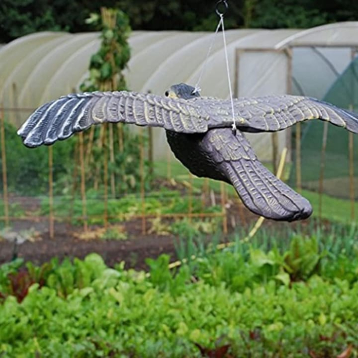 Soim zburator realist pentru alungarea pasarilor VarioShop®, sperietoare suspendabila cu aripi detasabile, miscare naturala in vant, eficient impotriva porumbeilor si graurilor, 51 x 34 x 8 cm [5]