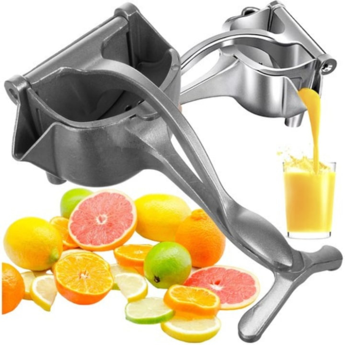 Storcator Manual de Fructe si Citrice VarioShop®, Presa Solida din Aluminiu, Stoarcere Eficienta, Curatare Usoara, 20x12x10 cm [9]