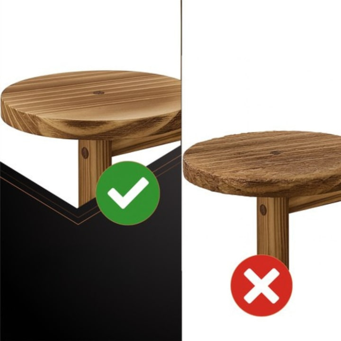Suport de flori din lemn VarioShop®, vertical, cu 6 niveluri pentru 7 ghivece, design elegant, mobil si rezistent, ideal pentru interior si exterior [10]