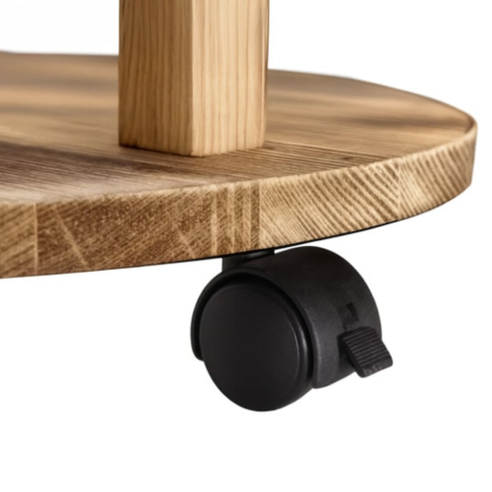 Suport de flori din lemn VarioShop®, vertical, cu 6 niveluri pentru 7 ghivece, design elegant, mobil si rezistent, ideal pentru interior si exterior [12]