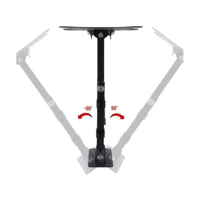 Suport de perete pentru televizor VarioShop®, cu rotire 180°, compatibil 32-55 inch, prindere 200x200 mm, sarcina maxima 22 kg, negru [5]