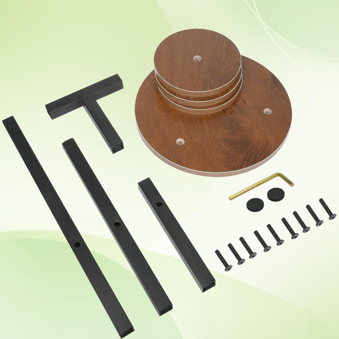 Suport flori metalic VarioShop® 54 cm, suport plante stil loft, suport ghiveci decorativ interior, rezistent si stabil pentru living, birou sau balcon [7]