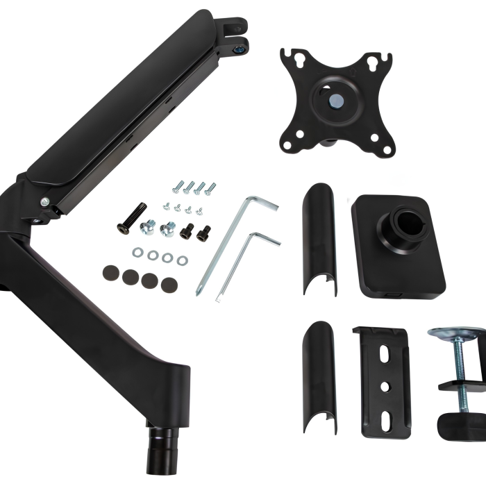 Suport monitor de birou VarioShop®, reglabil pe inaltime, ecrane 17-32 inch, rotire 360°, sarcina maxima 10 kg [9]
