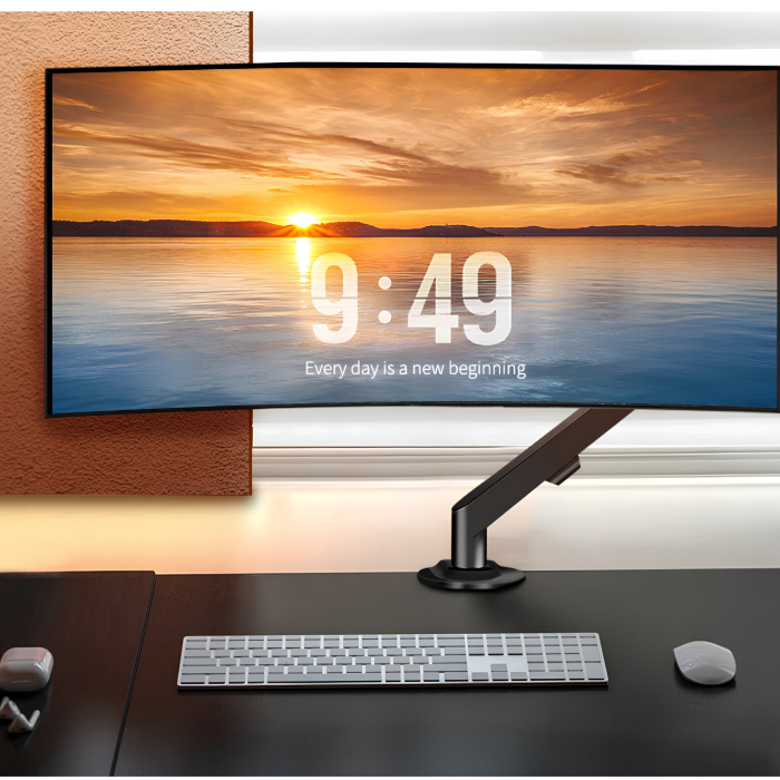 Suport monitor de birou VarioShop®, reglabil pe inaltime, ecrane 17-32 inch, rotire 360°, sarcina maxima 10 kg [8]