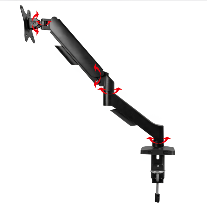 Suport monitor de birou VarioShop®, reglabil pe inaltime, ecrane 17-32 inch, rotire 360°, sarcina maxima 10 kg [6]