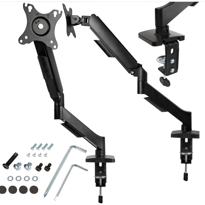 Suport monitor de birou VarioShop®, reglabil pe inaltime, ecrane 17-32 inch, rotire 360°, sarcina maxima 10 kg [12]
