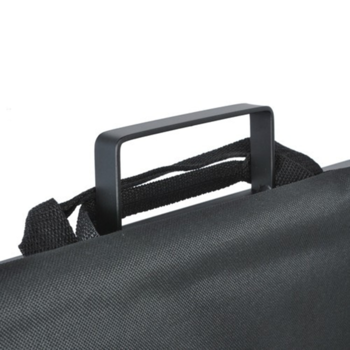 Suport si geanta pentru semineu 2 in 1 VarioShop®, depozitat lemne, rezistent, cu maner, 50.5x37x50 cm, negru [10]