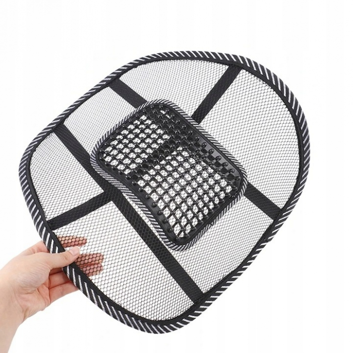 Suportul Terapeutic Lombar VarioShop®, pentru scaun auto sau birou, mentine si corecteaza postura, negru, 40 X 36.5 cm [13]