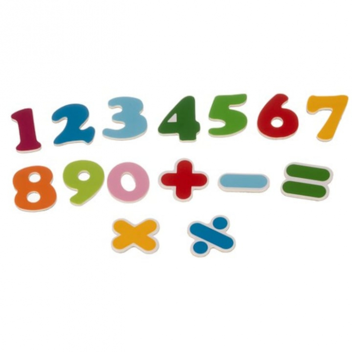 Tabla magnetica interactiva 2 in 1 VarioShop®, compacta, fata dubla, include marker, creta, burete, set de numere, non-toxic, lemn, 43 x 43 cm, Negru/Bej [11]