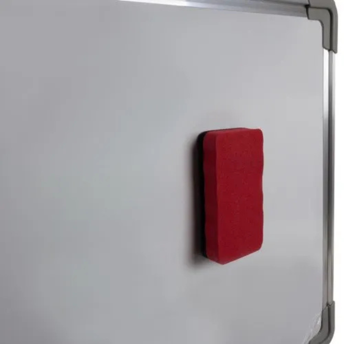 Tabla magnetica VarioShop®, whiteboard, markere colorate, magneti si burete, montare verticala sau orizontala, pentru birou, scoala, acasa, 90x60 cm [15]