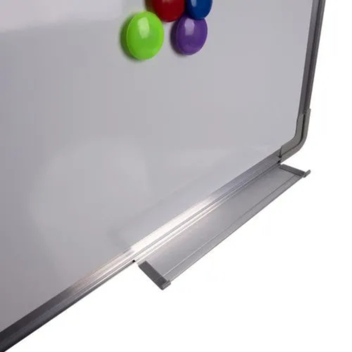 Tabla magnetica VarioShop®, whiteboard, markere colorate, magneti si burete, montare verticala sau orizontala, pentru birou, scoala, acasa, 90x60 cm [16]