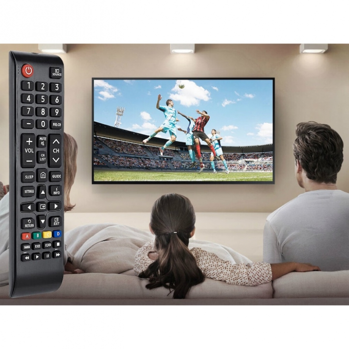 Telecomanda Universala Premium pentru Smart TV VarioShop®, 01301A, Compatibila cu Samsunag, Usor de Utilizat, 17.5cm x 4.5cm x 2.3 cm [9]
