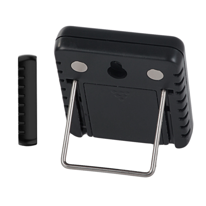 Termometru digital cu higrometru pentru interior VarioShop®, afisaj LCD, indicatie nivel confort, wireless, interval temperatura -50°C pana la +70°C, umiditate 10-99%, baterie inclusa, Negru [8]