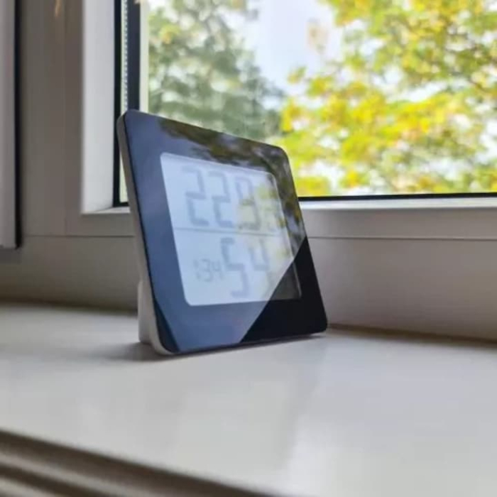 Termometru higrometru digital 5 in 1 VarioShop®, cu ceas, alarma, calendar, afisaj LCD, interval temp. 0-50°c, umiditate 20-90% [4]