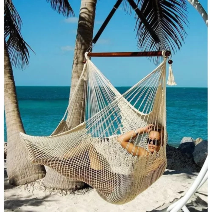 Kit montare hamac si balansoar, set prindere cu 2 franghii nailon, 2 carabiniere metalice si husa depozitare, instalare rapida fara gaurire, suport pana la 150 kg [3]