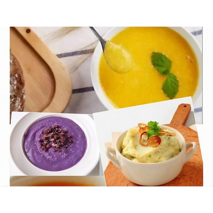 Tocator Electric Multifunctional VarioShop®, pentru Carne, Fructe si Legume, 4 lame, Capacitate 2 litri, Culoare Rosu [9]