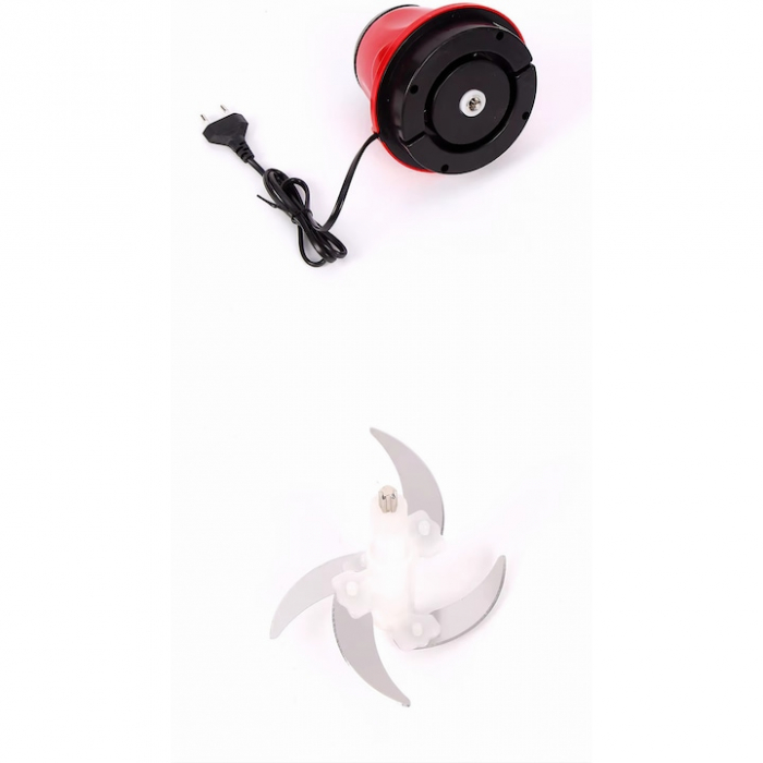 Tocator Electric Multifunctional VarioShop®, pentru Carne, Fructe si Legume, 4 lame, Capacitate 2 litri, Culoare Rosu [15]