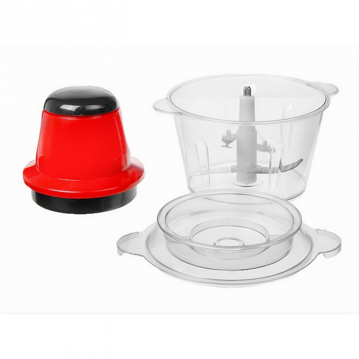 Tocator Electric Multifunctional VarioShop®, pentru Carne, Fructe si Legume, 4 lame, Capacitate 2 litri, Culoare Rosu [11]