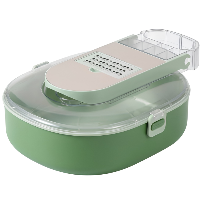 Tocator si razatoare multifunctionala VarioShop®, pentru legume si fructe, pregatire rapida, set 20 piese, 3 lame din otel inoxidabil [11]