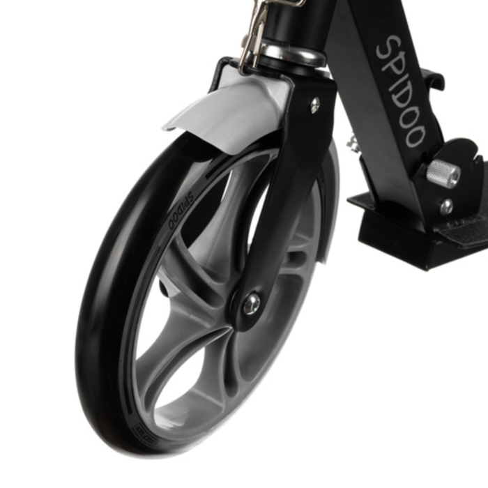 Trotineta pliabila copii VarioShop®, cu roti 200 mm, ghidon reglabil 3 nivele, frana de picior, usoara si portabila, cu accesorii incluse [7]