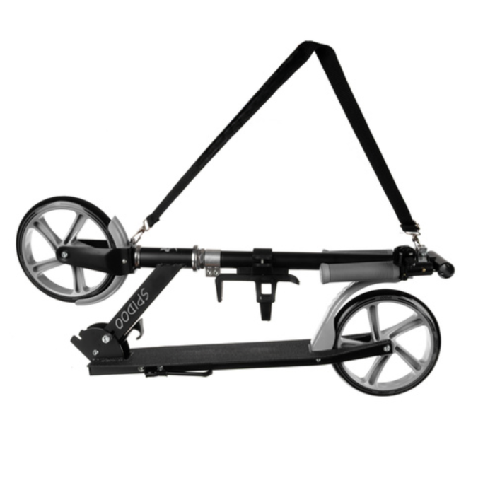 Trotineta pliabila copii VarioShop®, cu roti 200 mm, ghidon reglabil 3 nivele, frana de picior, usoara si portabila, cu accesorii incluse [5]