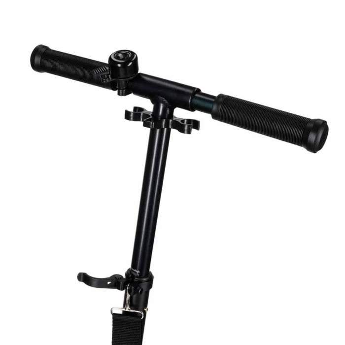 Trotineta pliabila VarioShop®, roti PU 200 mm, rulmenti ABEC-7, inaltime reglabila 77-95 cm, frana de picior, suporta 100 kg, aluminiu si otel [10]