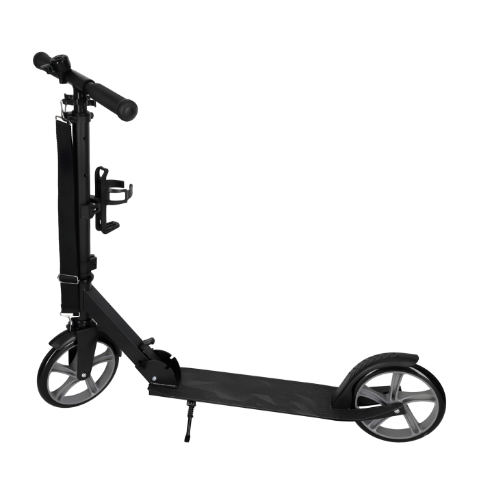 Trotineta pliabila VarioShop®, roti PU 200 mm, rulmenti ABEC-7, inaltime reglabila 77-95 cm, frana de picior, suporta 100 kg, aluminiu si otel [8]