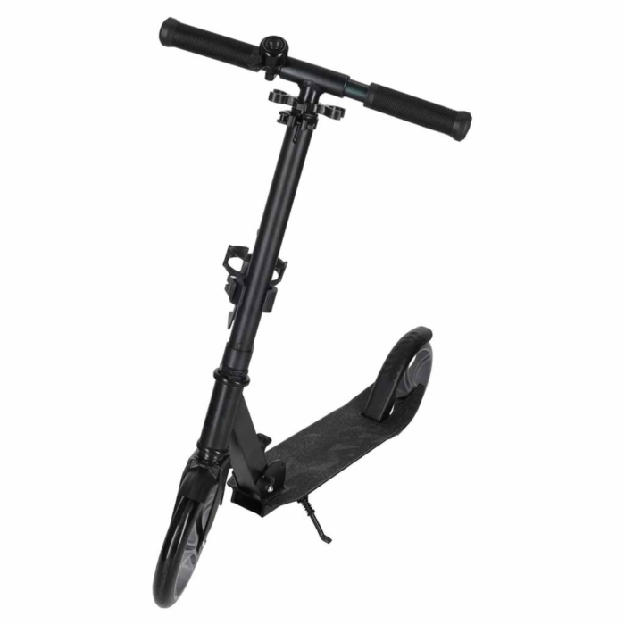 Trotineta pliabila VarioShop®, roti PU 200 mm, rulmenti ABEC-7, inaltime reglabila 77-95 cm, frana de picior, suporta 100 kg, aluminiu si otel [6]