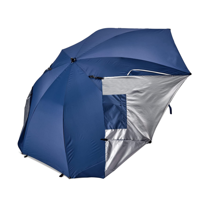 Umbrela de plaja 2 in 1 VarioShop®, cu protectie UV, paravan lateral si husa de transport [14]