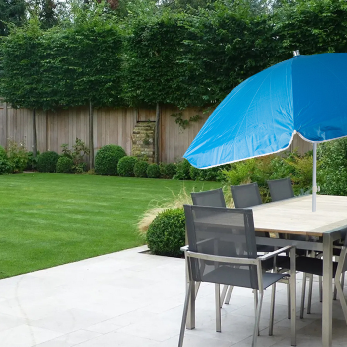 Umbrela de plaja VarioShop®, pentru gradina, balcon si terasa, filtru UV, reglabila, 170 cm, pliabila [5]