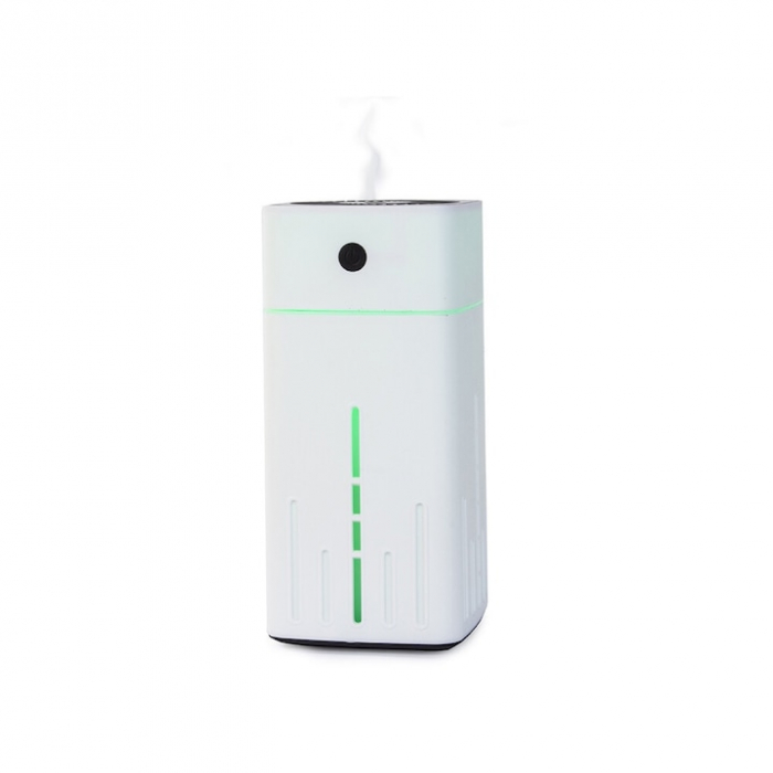 Umidificator de aer VarioShop®, cu iluminare de fundal, pentru birou, dormitor, camera copiilor, silentios, capacitate 1000 ml, alimentare cablu USB, 22x10x10 cm, Alb [9]
