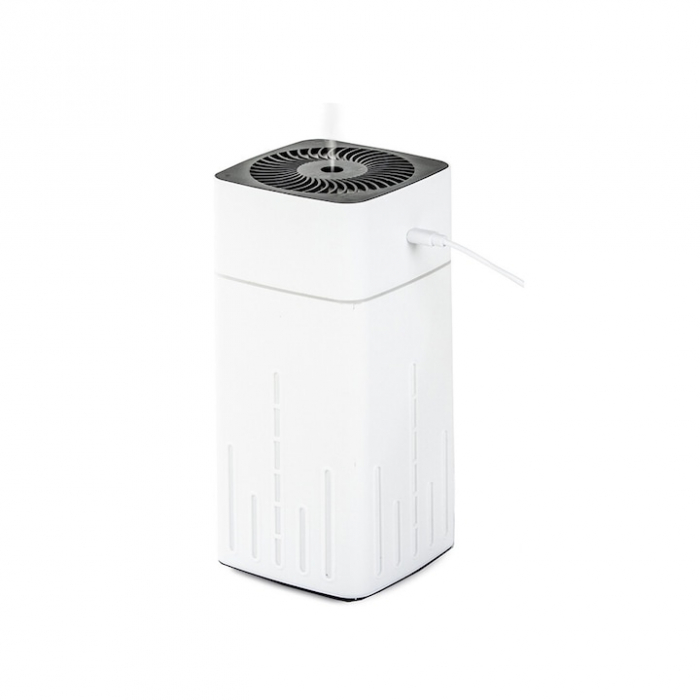 Umidificator de aer VarioShop®, cu iluminare de fundal, pentru birou, dormitor, camera copiilor, silentios, capacitate 1000 ml, alimentare cablu USB, 22x10x10 cm, Alb [11]