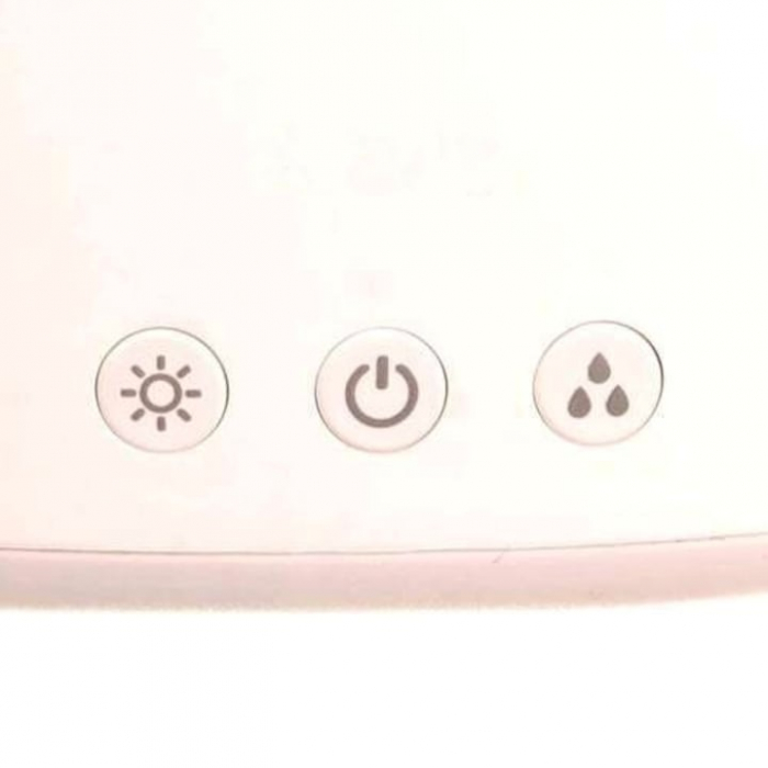 Umidificator VarioShop® cu efect de ploaie, aromaterapie si iluminare LED in forma de ciuperca, 8 culori, functionare silentioasa, capacitate 450 ml [15]