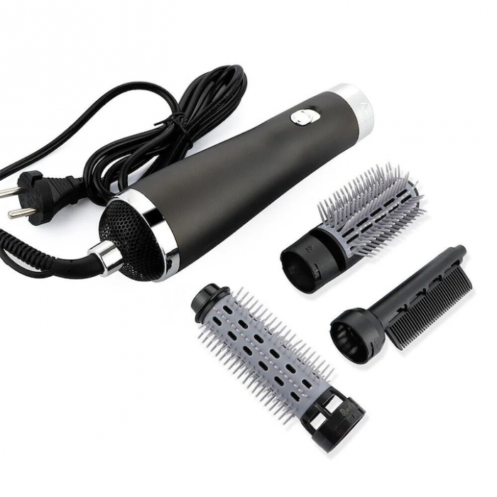 Uscator de Par 3 in 1 VarioShop®, Reglare in 3 Trepte, Uscare, Ondulare, Aranjare, Potrivit pentru Orice Tip de Par, Silentios, Incalzire Rapida, 230 V, Negru [8]
