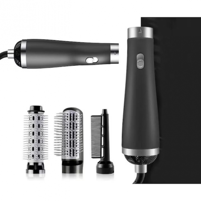 Uscator de Par 3 in 1 VarioShop®, Reglare in 3 Trepte, Uscare, Ondulare, Aranjare, Potrivit pentru Orice Tip de Par, Silentios, Incalzire Rapida, 230 V, Negru [5]