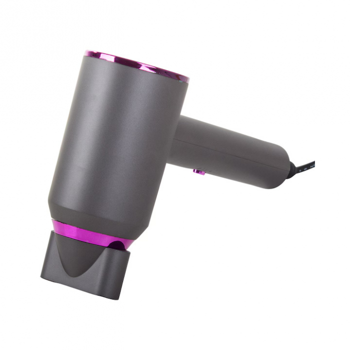 Uscator de Par VarioShop®, Iluminare LED, putere 2800W, ionizare puternica, alimentare 222V, 3 trepte de temperatura, aer rece, gri-roz [3]