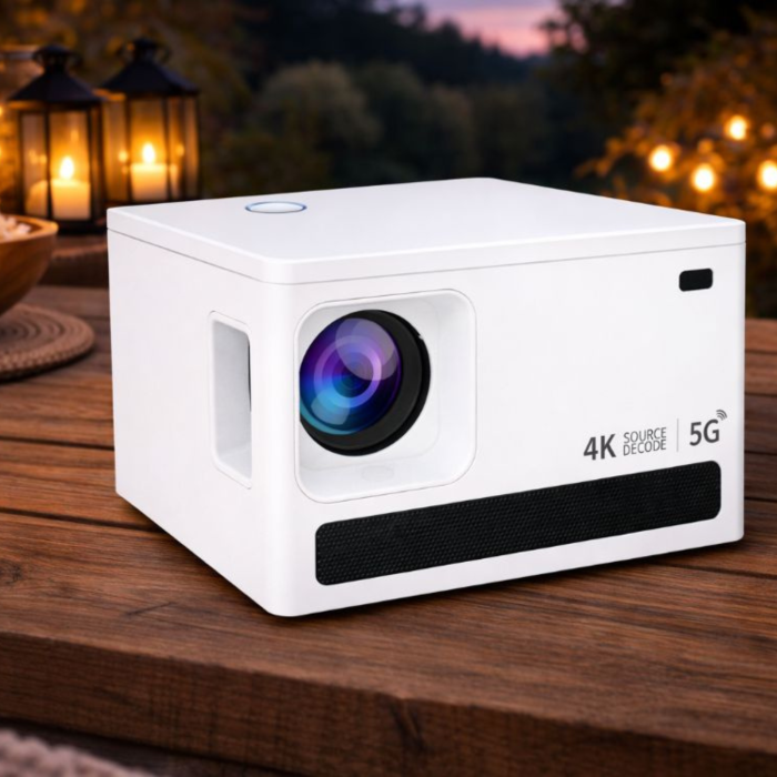 Videoproiector Portabil 4K VarioShop® X6, Android TV 11, WiFi Dual Band, Bluetooth, 100 inch, Mini Proiector Smart, HDMI, USB, Mirroring iOS/Android [4]