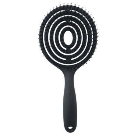 Perii de par electrice - Perie de par VarioShop®, descurcare par umed si uscat, peri nailon si peri mixti, maner ergonomic antiderapant, perie par durabila, 23 cm